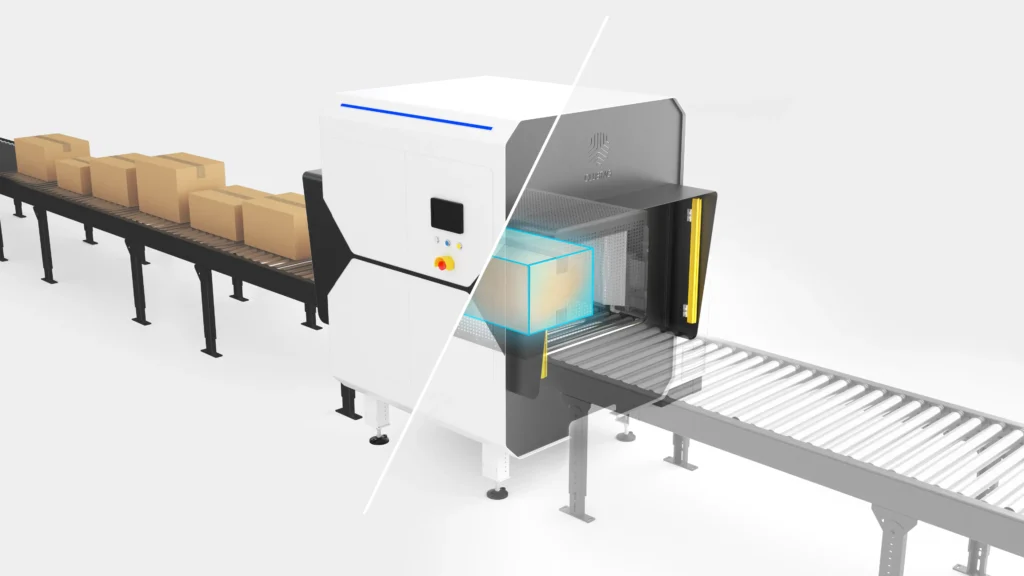 La tecnología RFID permite identificar productos, cajas o contenedores de forma rápida y masiva. Túnel RFID con sistema de encapsulamiento para evitar las lecturas cruzadas
