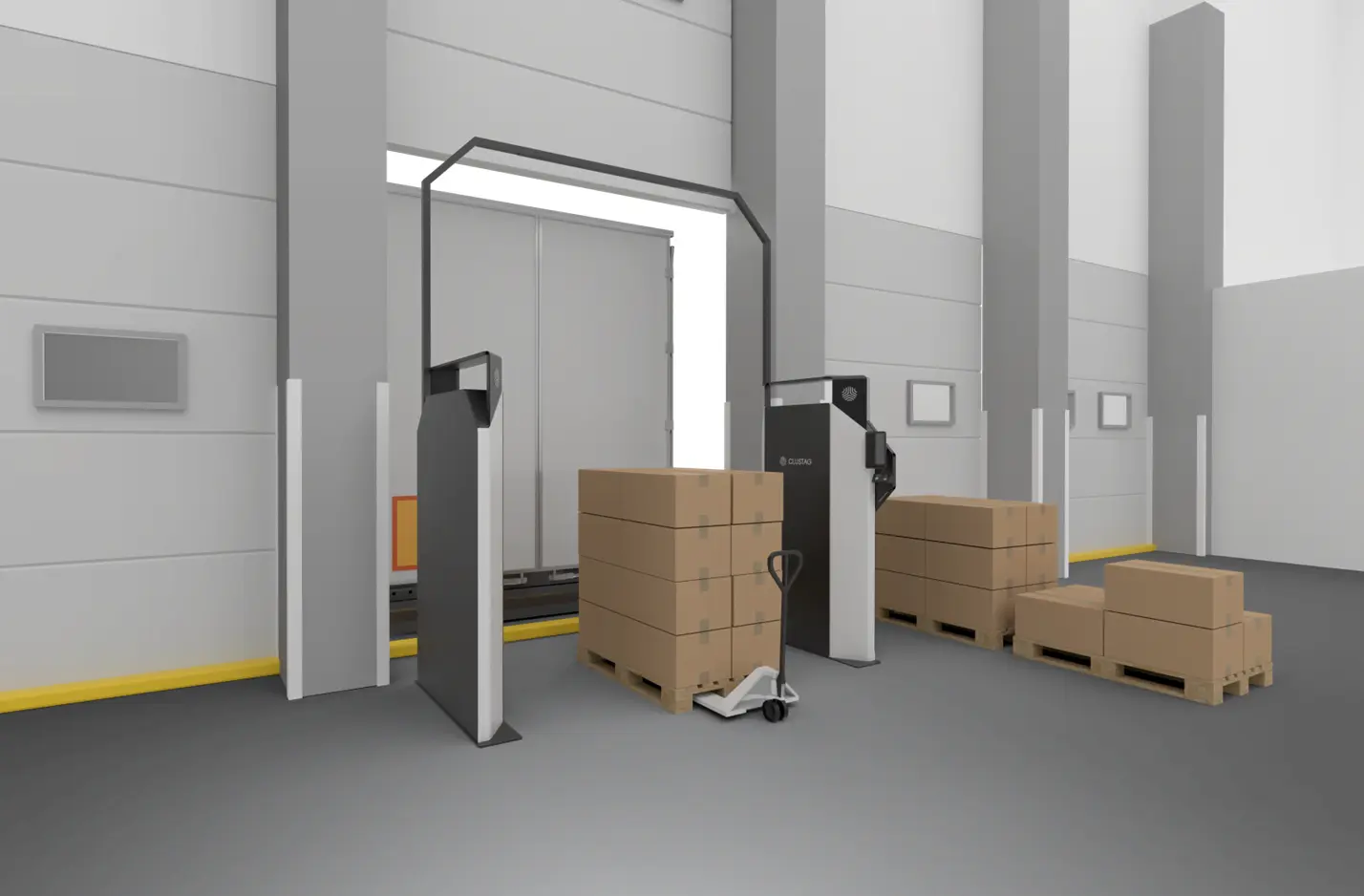 Boost outbound speed with the RFID gate portal, streamlining loading‑dock workflows and reducing manual checks.