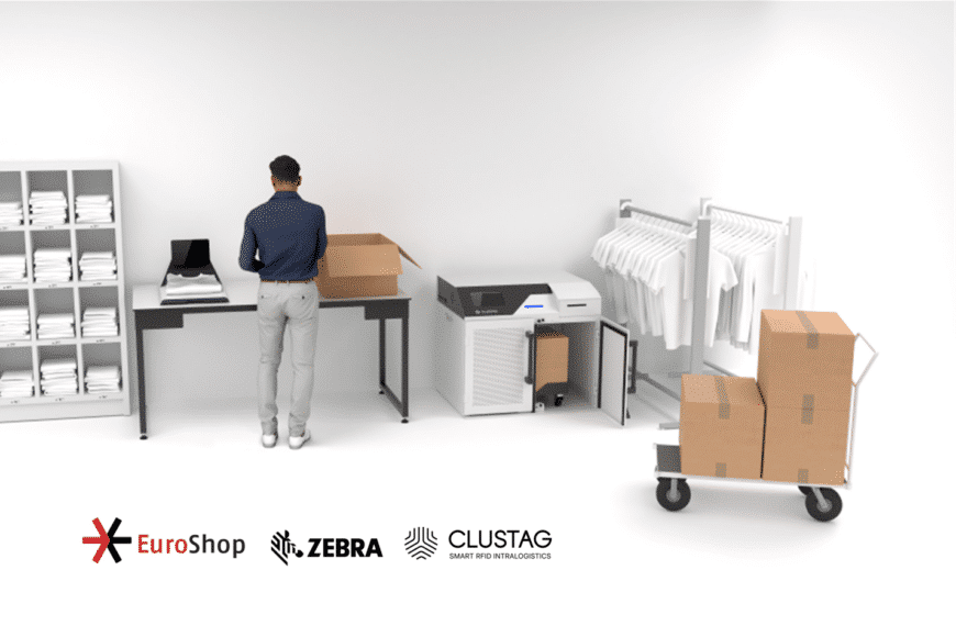 Clustag will be exhibiting at Euroshop 2026 with Zebra Technologies the SABI Station